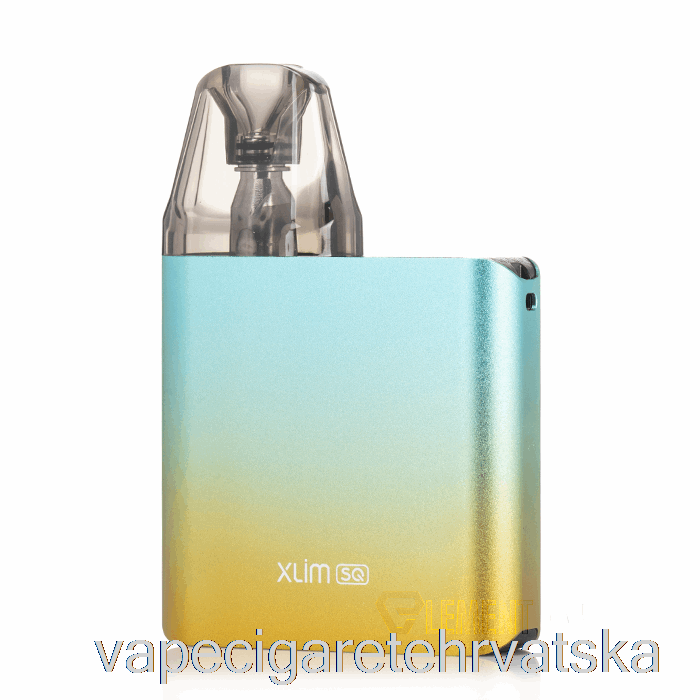 Vape Cigarete Oxva Xlim Sq Kit Gold Blue